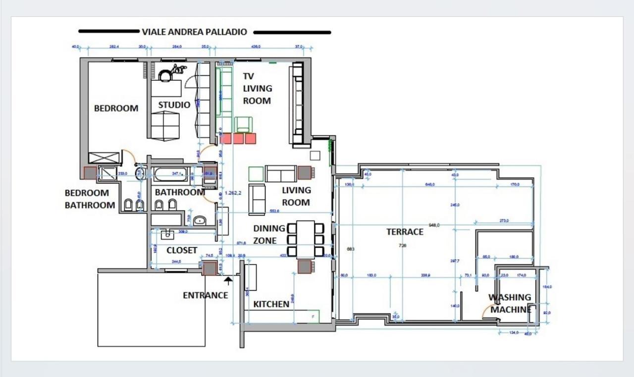 Palladio 20 Loft And Terrace Apartment Verona Luaran gambar